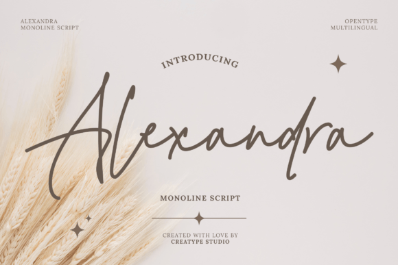 Alexandra: The Handwritten Font for Modern Sophistication