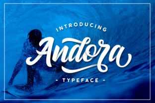 Andora: A Handlettered Font That Balances Casual Style and Clean Design