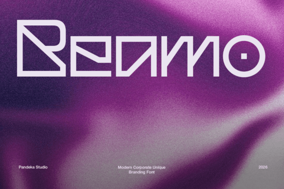 Beamo: A Modern Typeface for Futuristic Branding