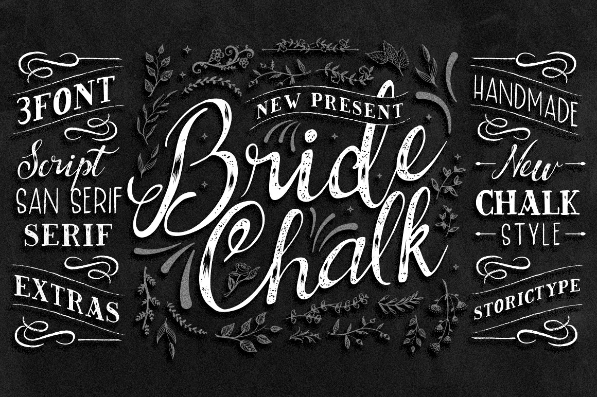 BrideChalk: Capturing Rustic Wedding Charm in Every Letterform
