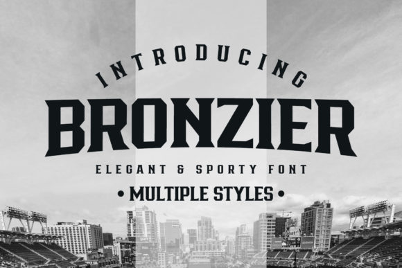 Bronzier: The Raw, Sincere Serif with Bold Character