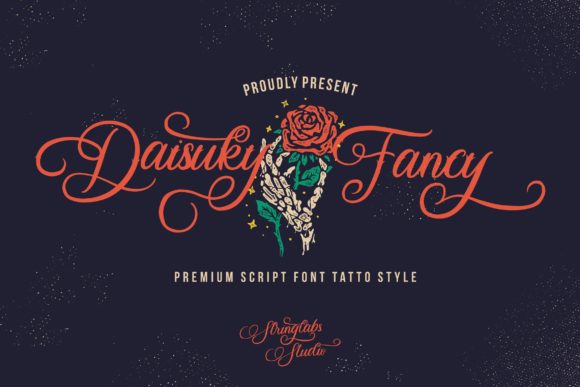 Daisuky Fancy: A Handwritten Font for Elegant Designs