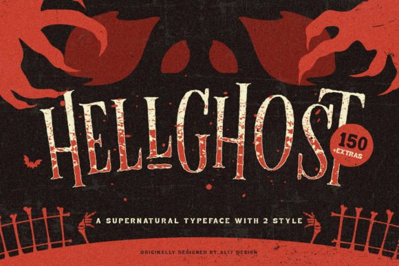 Hellghost: A Display Font with a Spooky Twist