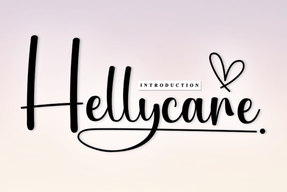 Hellycare: A Sweet Handwritten Font for Joyful, Elegant Design