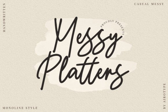 Messy Platters: Unleash Handwritten Energy