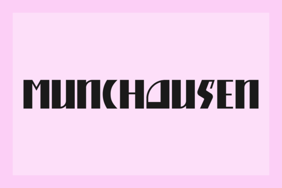 Munchausen: A Retro Sans Serif Font with Timeless Appeal