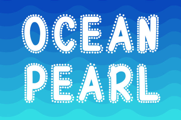 Ocean Pearl: A Unique Display Font for Creative Projects
