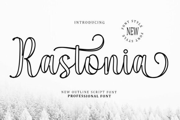 Rastonia: A Modern Calligraphy Font for Elegant Design