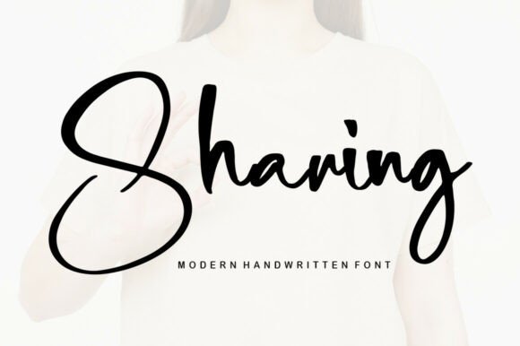 Sharing: A Handwritten Font That Balances Charm and Professionalism