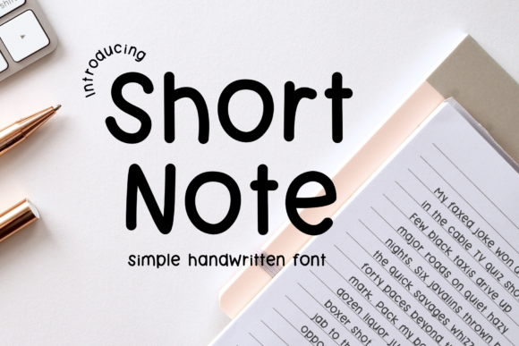 Short Note: The Handwritten Font That Feels Like a Personal Message