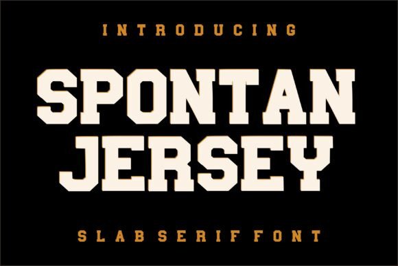 Spontan Jersey: A Typeface with Athletic Spirit