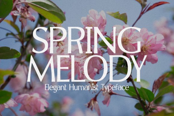 Spring Melody: Crafting Luxury with a Humanist Typeface