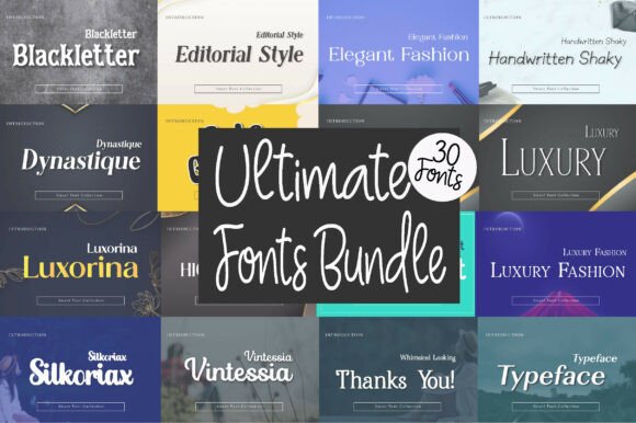 The Unlimited Mega Bundle: A Typographic Toolkit for Every Project