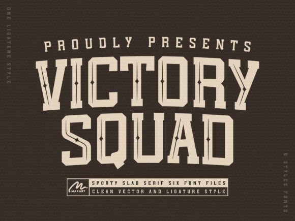 Victory Squad: The Athletic Font for Bold Branding