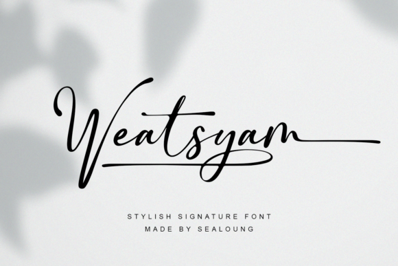 Weatsyam: The Handwritten Font That Adds Instant Warmth