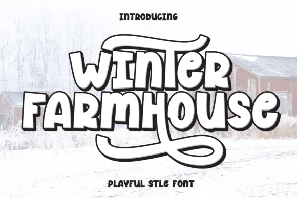 Winter Farmhouse: A Font with Handwritten Warmth